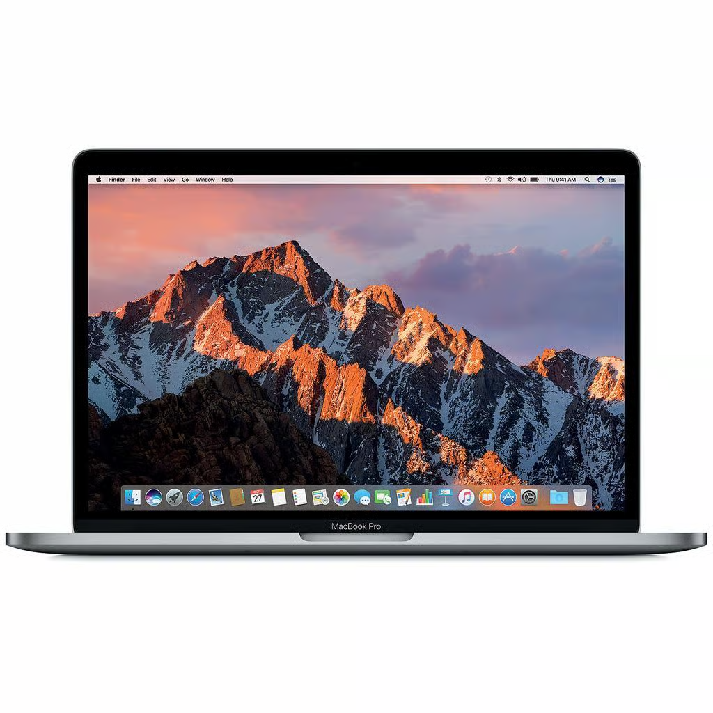 [MBP13-17-S12-R8-i52.3-AR-CPO] MacBook Pro 13" 2017 i5-2.3 Ghz (128 Go SSD, 8 Go RAM, Argent, Parfait état)